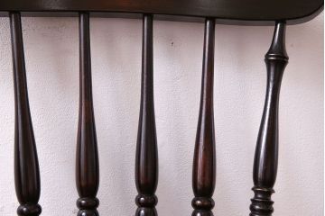 中古　松本民芸家具　SP型　艶のある質感が美しいスピンドルチェア(ダイニングチェア、椅子)(3)