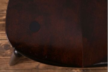 中古　松本民芸家具　SP型　艶のある質感が美しいスピンドルチェア(ダイニングチェア、椅子)(3)