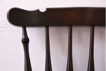 中古　松本民芸家具　SP型　艶のある質感が美しいスピンドルチェア(ダイニングチェア、椅子)