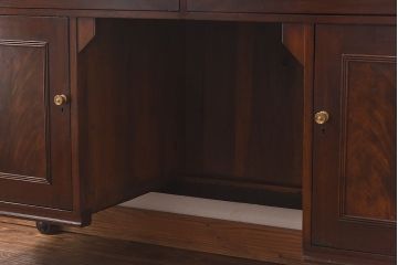 アンティーク家具　1920年頃　マホガニー材　高級感漂うカウンターテーブル(サイドボード、サイドキャビネット、デスク、在宅ワーク、在宅用)