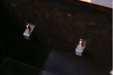 アンティーク家具　古民具・骨董　上手物　豪華な蒔絵が施された鏡台(鏡架け、化粧台、小引き出し)