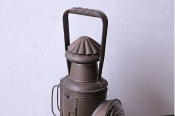 アンティーク雑貨　日本製　NAKAMURA SENTO(中村船燈)　渋さがある手持ちオイルランプ(船舶照明器具、カンテラ)