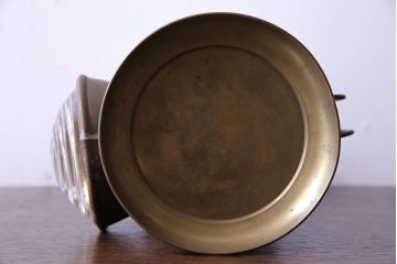 アンティーク雑貨　日本製　NAKAMURA SENTO(中村船燈)　渋さがある手持ちオイルランプ(船舶照明器具、カンテラ)