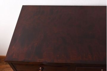 中古　北海道民芸家具　特注品　奥行のある仕様の整理タンス(チェスト)