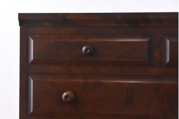 中古　北海道民芸家具　特注品　奥行のある仕様の整理タンス(チェスト)