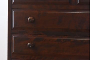 中古　北海道民芸家具　特注品　奥行のある仕様の整理タンス(チェスト)