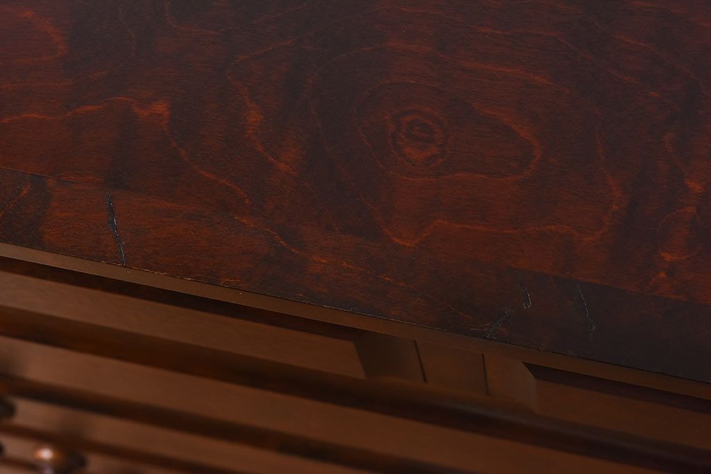 中古　北海道民芸家具　特注品　奥行のある仕様の整理タンス(チェスト)