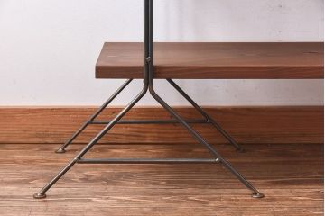 ラフジュオリジナル 薄型アイアンラック・中(オープンシェルフ、陳列棚、飾り棚)(2)