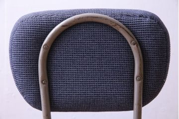 レトロ家具　レトロな雰囲気漂うシンプルな回転椅子(ワークチェア、イス、回転チェア)(R-028035)