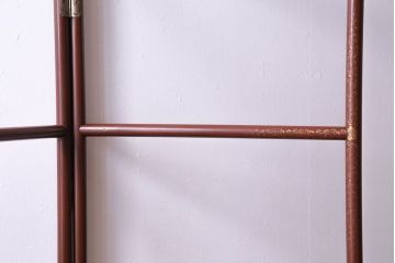 アンティーク雑貨　和製アンティーク　細かな意匠が味わい深い二つ折り衣桁(着物掛け、和服用ハンガー)
