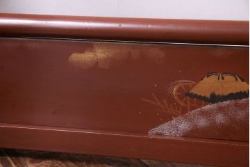 アンティーク雑貨　和製アンティーク　細かな意匠が味わい深い二つ折り衣桁(着物掛け、和服用ハンガー)