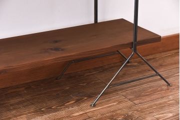 ラフジュオリジナル 薄型アイアンラック【大】(オープンシェルフ、陳列棚、飾り棚)(1)