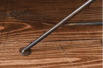 ラフジュオリジナル 薄型アイアンラック【大】(オープンシェルフ、陳列棚、飾り棚)(1)