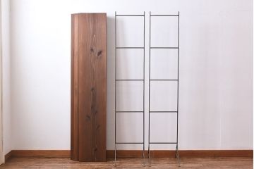 ラフジュオリジナル 薄型アイアンラック【大】(オープンシェルフ、陳列棚、飾り棚)(1)