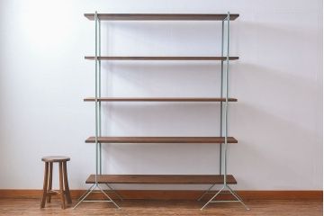 ラフジュオリジナル ペイントアイアンラック【小】(オープンシェルフ、陳列棚、飾り棚)