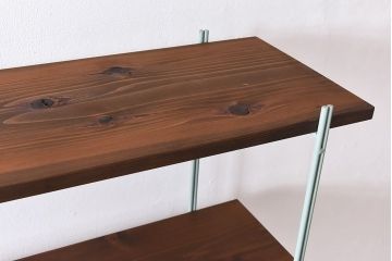 ラフジュオリジナル ペイントアイアンラック【小】(オープンシェルフ、陳列棚、飾り棚)