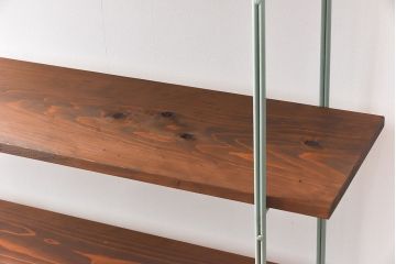 ラフジュオリジナル ペイントアイアンラック【小】(オープンシェルフ、陳列棚、飾り棚)