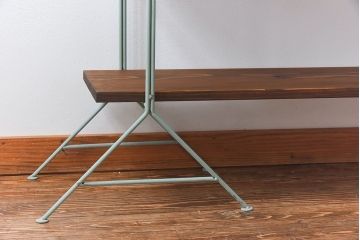 ラフジュオリジナル ペイントアイアンラック【小】(オープンシェルフ、陳列棚、飾り棚)