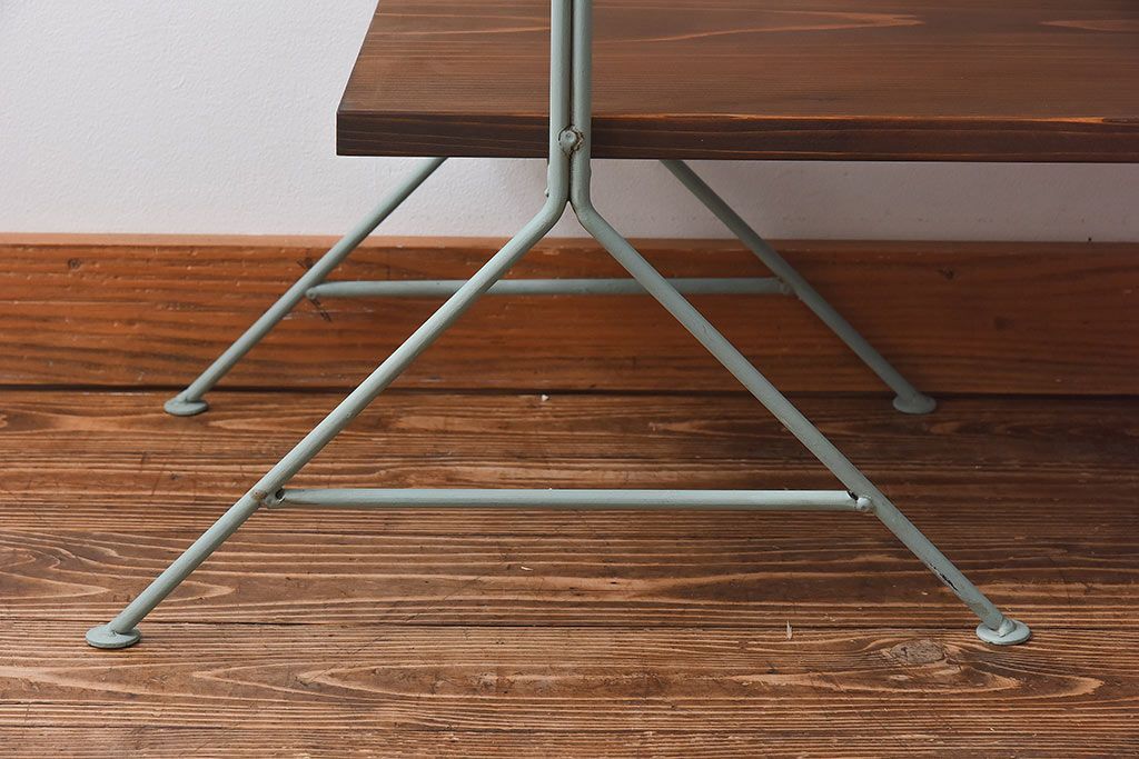 ラフジュオリジナル ペイントアイアンラック【小】(オープンシェルフ、陳列棚、飾り棚)