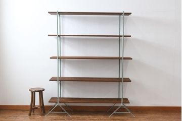 ラフジュオリジナル ペイントアイアンラック【小】(オープンシェルフ、陳列棚、飾り棚)