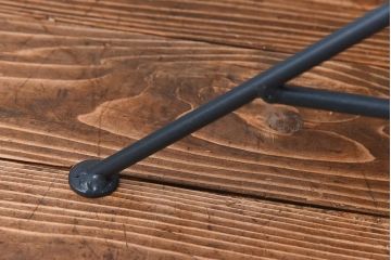 ラフジュオリジナル 薄型アイアンラック【大】(オープンシェルフ、陳列棚、飾り棚)(2)