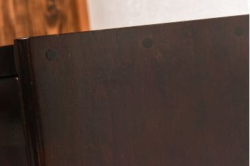 北海道民芸家具　高級感あふれるライティングビューロー(机、引き出し)(定価約34万円)