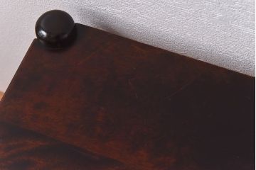 アンティーク雑貨　ビンテージ　北海道民芸家具　シンプルな小振りのスツール(花台、サイドテーブル)