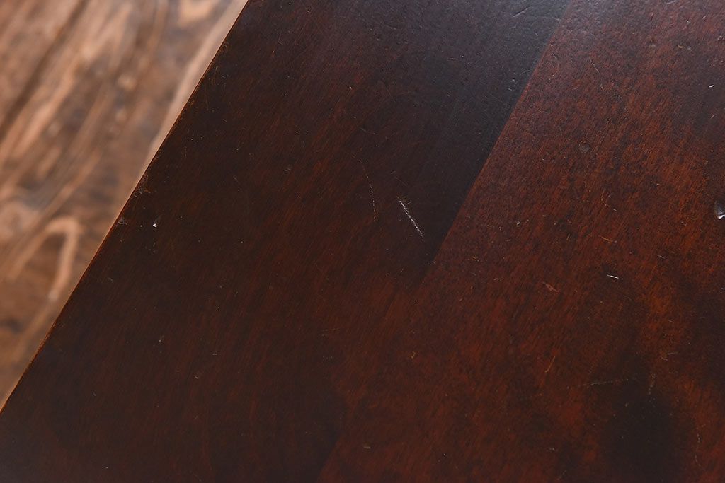 アンティーク雑貨　ビンテージ　北海道民芸家具　シンプルな小振りのスツール(花台、サイドテーブル)