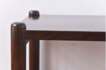 アンティーク雑貨　ビンテージ　北海道民芸家具　シンプルな小振りのスツール(花台、サイドテーブル)