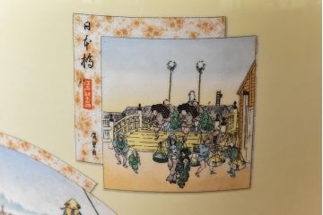 アンティーク雑貨　ノリタケ・則武(日陶)　「東海道五十三次」和の雰囲気漂う火鉢(手あぶり、鉢カバー、傘立て、ディスプレイ)(2)(R-028059)