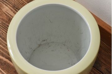 和製アンティーク　オールドノリタケ　日陶(則武) 　松の図が印象的な火鉢(瀬戸火鉢、Noritake、noritake、NORITAKE、手あぶり、鉢カバー、ディスプレイ)(R-028061)
