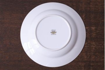 アンティーク雑貨　中古　ノリタケ(Noritake、則武)　可憐な花柄が魅力のスープ皿(洋食器)2枚セット(1)
