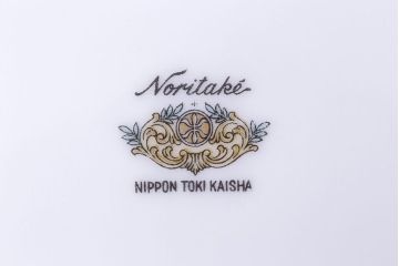 アンティーク雑貨　中古　ノリタケ(Noritake、則武)　可憐な花柄が魅力のスープ皿(洋食器)2枚セット(2)