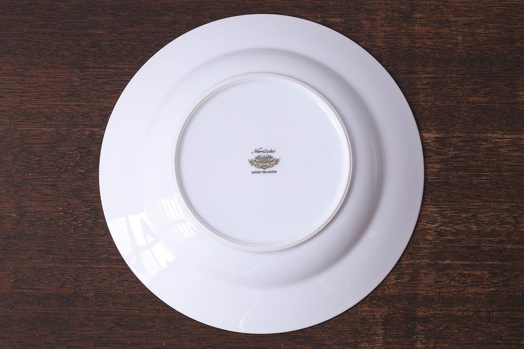 アンティーク雑貨　中古　ノリタケ(Noritake、則武)　可憐な花柄が魅力のスープ皿(洋食器)2枚セット(3)