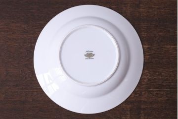 アンティーク雑貨　中古　ノリタケ(Noritake、則武)　可憐な花柄が魅力のスープ皿(洋食器)2枚セット(3)
