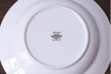 アンティーク雑貨　中古　ノリタケ(Noritake、則武)　可憐な花柄が魅力のスープ皿(洋食器)2枚セット(3)