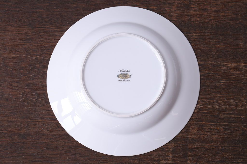 中古　ノリタケ(Noritake、則武)　柔らかな色味と花柄が愛らしいスープ皿(洋食器)2枚セット