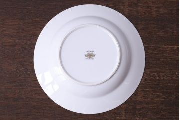 中古　ノリタケ(Noritake、則武)　柔らかな色味と花柄が愛らしいスープ皿(洋食器)2枚セット