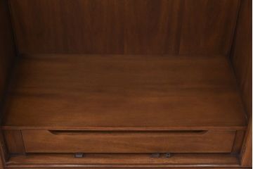 中古　DREXEL HERITAGE(ドレクセルヘリテイジ)　Triune(トライユン)シリーズ・マホガニー材ワードローブ(引き出し付き、キャビネット、収納棚、戸棚)(定価約90万円)