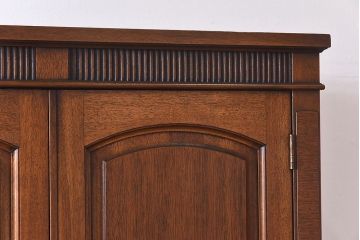 中古　DREXEL HERITAGE(ドレクセルヘリテイジ)　Triune(トライユン)シリーズ・マホガニー材ワードローブ(引き出し付き、キャビネット、収納棚、戸棚)(定価約90万円)
