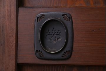 【M様ご成約分】和製アンティーク　明治〜大正期の味わい深い杉材板戸(引き戸)4枚セット