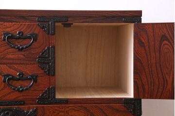 中古 伝統民芸家具 岩谷堂箪笥　整理箪笥(和タンス、衣装箪笥)(定価約39万円)