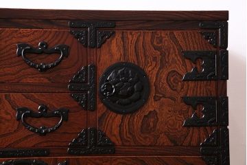 中古 伝統民芸家具 岩谷堂箪笥　整理箪笥(和タンス、衣装箪笥)(定価約39万円)