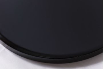 アンティーク雑貨　田中双竹堂　古今菁峰作　輪島塗　沈金絵丸盆(干菓子盆)