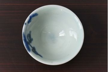 アンティーク雑貨　和製アンティーク　染付湯のみ(湯呑)2客セット(1)