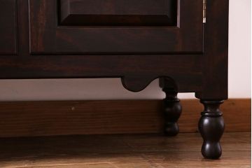 中古　松本民芸家具　A型サイドボード(リビングボード、キャビネット、ローボード)(定価約32万円)