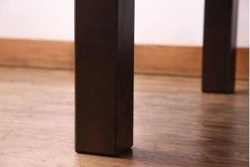 ビンテージ 北海道民芸家具 深みのある色合いが魅力のローテーブル(座卓、リビングテーブル)