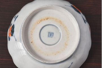 アンティーク雑貨　江戸期　古伊万里　牡丹と松のなます皿2枚セット(2)