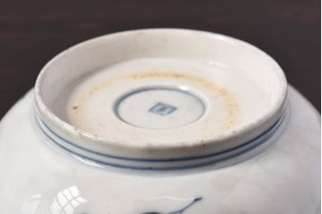 アンティーク雑貨　江戸期　古伊万里　牡丹と松のなます皿2枚セット(2)