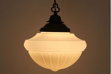 大正〜昭和初期　懐かしい魅力あふれるペンダントライト(天井照明、吊り照明、シェード)